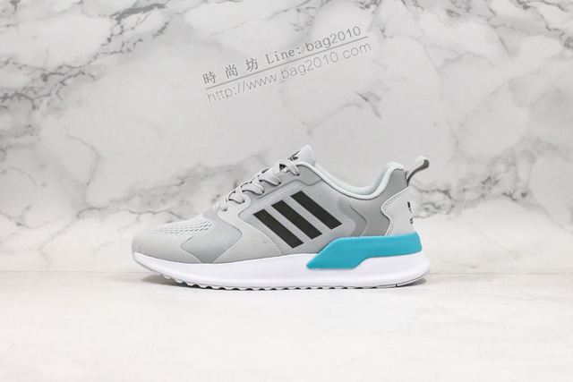 Adidas男鞋 阿迪跑鞋 阿迪達斯三葉草男女鞋 男女同款  hdx13339